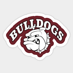 Bulldog mascot Sticker